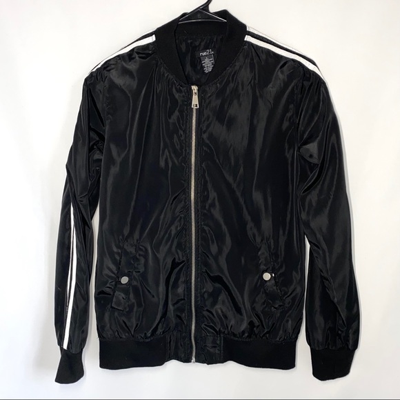 Rue21 Black Windbreaker Jacket - Picture 1 of 3